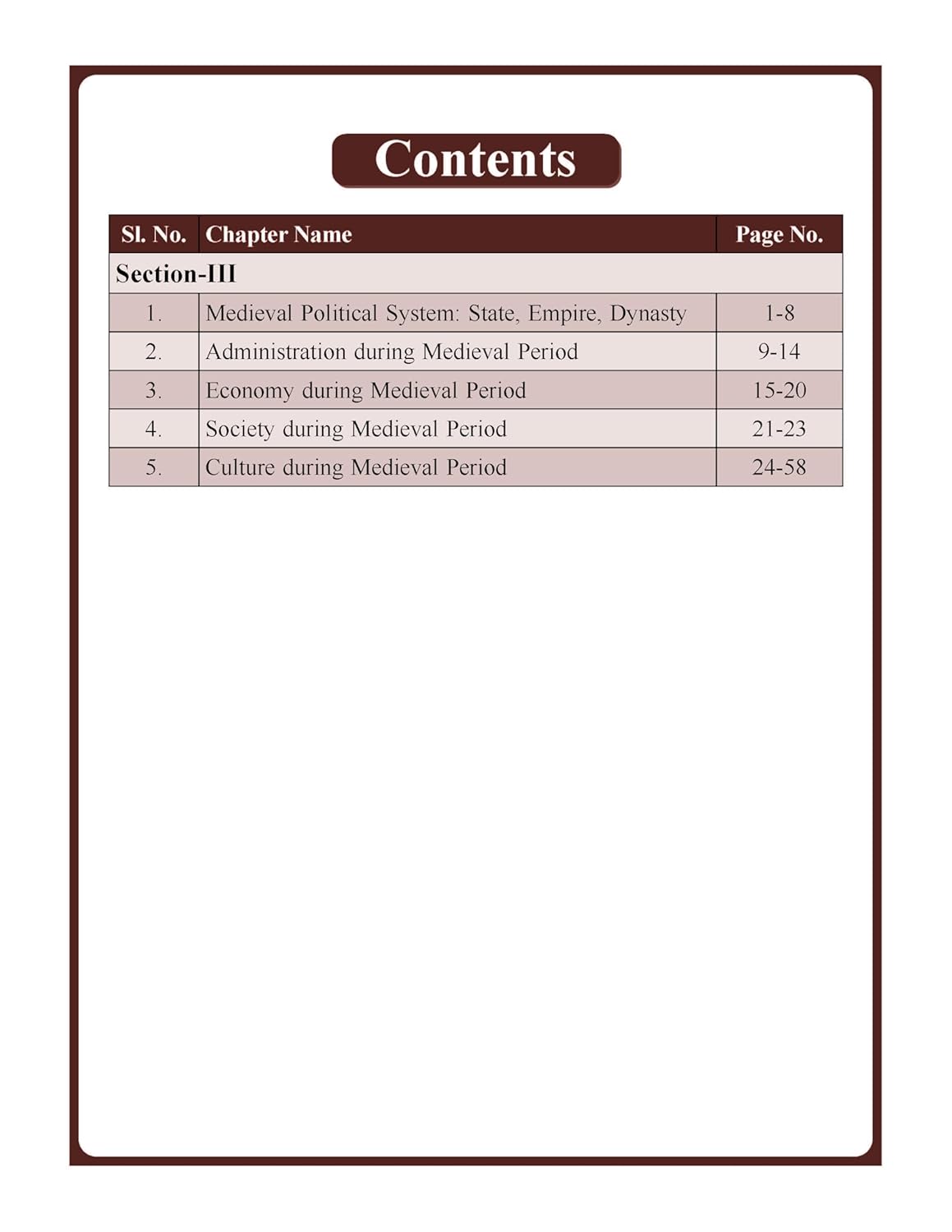 Medieval History And Culture Book (English) Advance Foundation